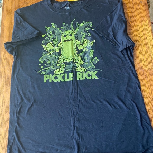 Pickle Rick Graphic T-Shirt - Black - Picture 5 of 8